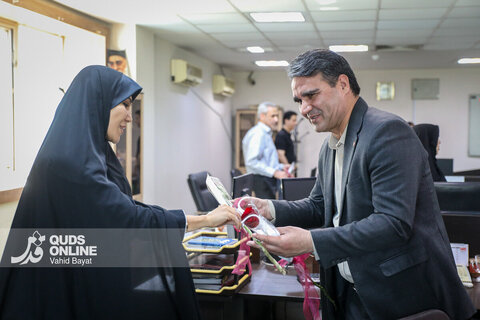 گزارش تصویری | مهمانان موسسه فرهنگی قدس به مناسبت روز خبرنگار(2)