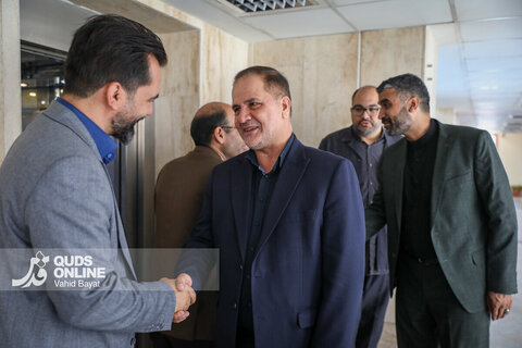 گزارش تصویری | مهمانان موسسه فرهنگی قدس به مناسبت روز خبرنگار(2)