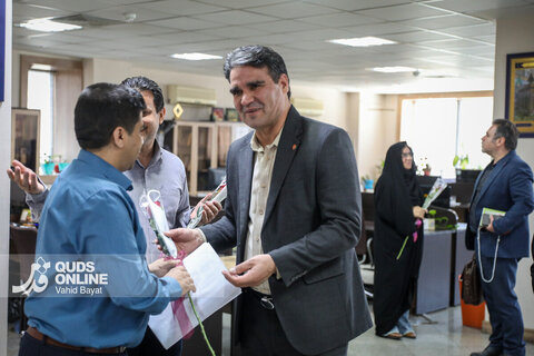 گزارش تصویری | مهمانان موسسه فرهنگی قدس به مناسبت روز خبرنگار(2)