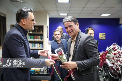 گزارش تصویری | مهمانان موسسه فرهنگی قدس به مناسبت روز خبرنگار(۲)