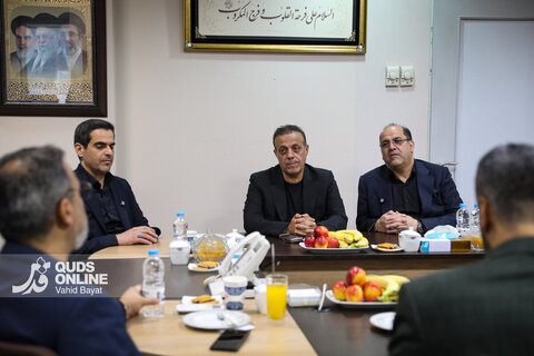 گزارش تصویری | مهمانان موسسه فرهنگی قدس به مناسبت روز خبرنگار(2)
