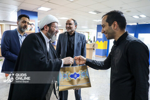 گزارش تصویری | مهمانان موسسه فرهنگی قدس به مناسبت روز خبرنگار(3)