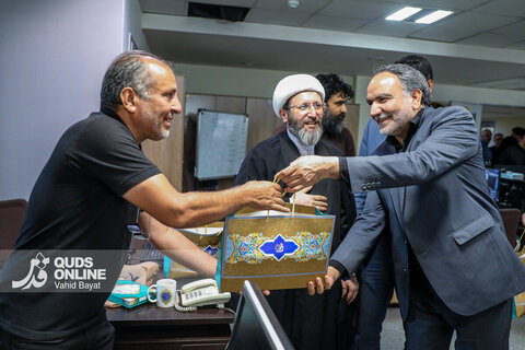 گزارش تصویری | مهمانان موسسه فرهنگی قدس به مناسبت روز خبرنگار(3)