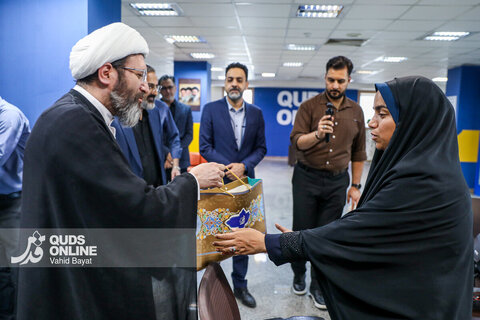 گزارش تصویری | مهمانان موسسه فرهنگی قدس به مناسبت روز خبرنگار(3)