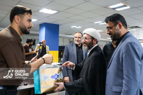 گزارش تصویری | مهمانان موسسه فرهنگی قدس به مناسبت روز خبرنگار(3)