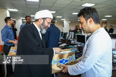 گزارش تصویری | مهمانان موسسه فرهنگی قدس به مناسبت روز خبرنگار(3)