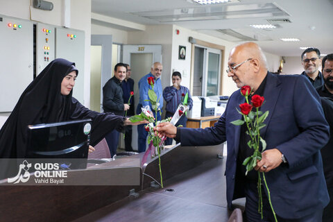 گزارش تصویری | مهمانان موسسه فرهنگی قدس به مناسبت روز خبرنگار(3)