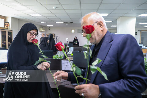 گزارش تصویری | مهمانان موسسه فرهنگی قدس به مناسبت روز خبرنگار(3)