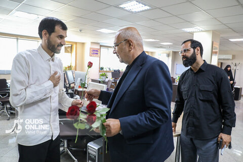 گزارش تصویری | مهمانان موسسه فرهنگی قدس به مناسبت روز خبرنگار(3)