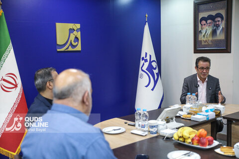 گزارش تصویری | مهمانان موسسه فرهنگی قدس به مناسبت روز خبرنگار(3)