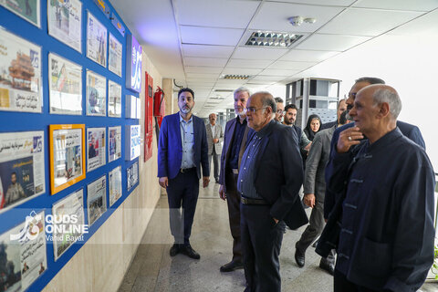 گزارش تصویری | مهمانان موسسه فرهنگی قدس به مناسبت روز خبرنگار(3)