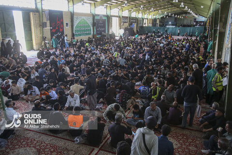 پذیرایی از زاِئران پیاده امام رضا علیه السلام در موکب حضرت جوادالائمه علیه السلام