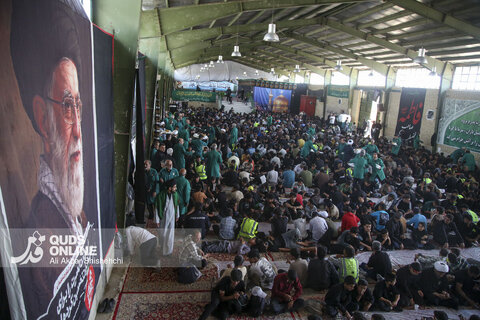 پذیرایی از زاِئران پیاده امام رضا علیه السلام در موکب حضرت جوادالائمه علیه السلام