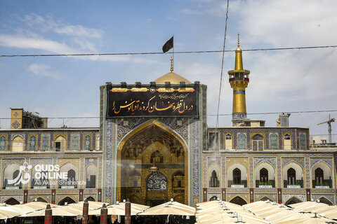 عزاداری روز شهادت حضرت رسول اکرم صلی الله علیه و آله و سلم و حضرت امام حسن مجتبی علیه السلام در حرم مطهری رضوی
