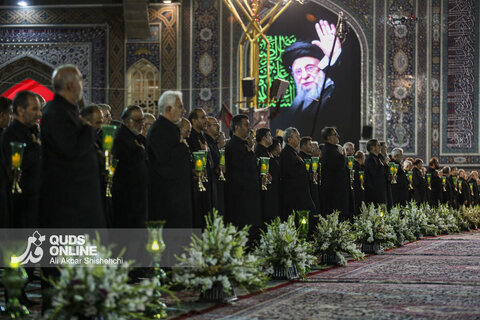 مراسم خطبه خوانی شب شهادت امام رضا علیه السلام