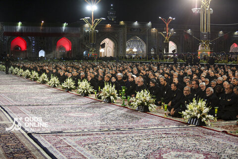 مراسم خطبه خوانی شب شهادت امام رضا علیه السلام