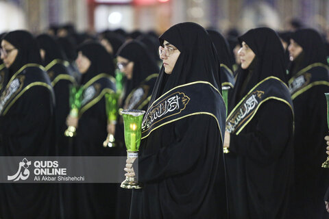 مراسم خطبه خوانی شب شهادت امام رضا علیه السلام