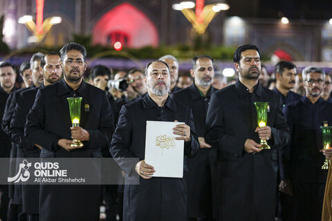 مراسم خطبه خوانی شب شهادت امام رضا علیه السلام