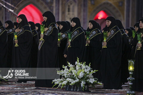 مراسم خطبه خوانی شب شهادت امام رضا علیه السلام