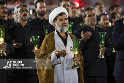 مراسم خطبه خوانی شب شهادت امام رضا علیه السلام
