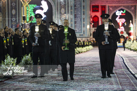 مراسم خطبه خوانی شب شهادت امام رضا علیه السلام