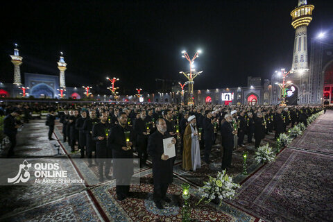 مراسم خطبه خوانی شب شهادت امام رضا علیه السلام