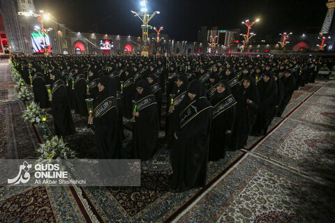 مراسم خطبه خوانی شب شهادت امام رضا علیه السلام