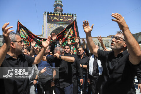 گزارش تصویری | عزاداری روز شهادت امام رضا (ع) در حرم مطهر رضوی