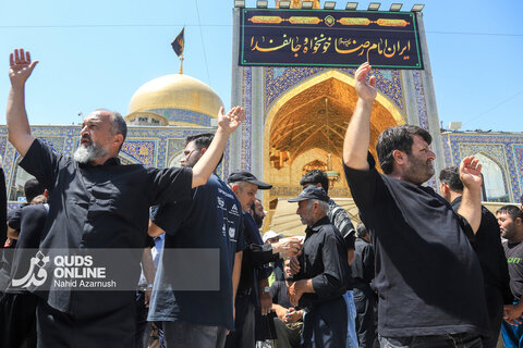 گزارش تصویری | عزاداری روز شهادت امام رضا (ع) در حرم مطهر رضوی