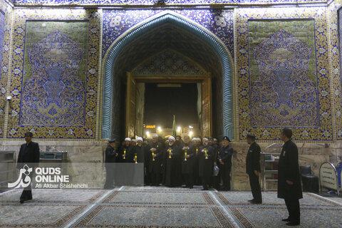 آیین شام غریبان امام رضا علیه السلام در حرم مطهر رضوی