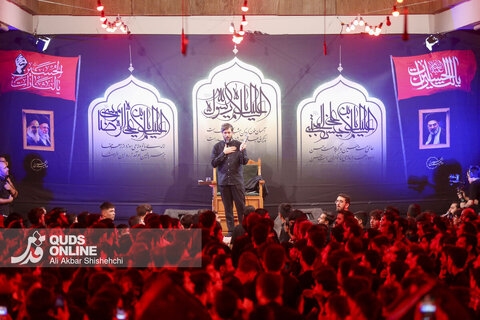 مراسم شام غریبان امام رضا علیه السلام با مداحی کربلایی حسین ستوده