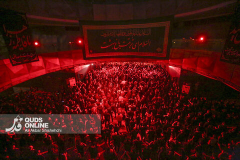 مراسم شام غریبان امام رضا علیه السلام با مداحی کربلایی حسین ستوده