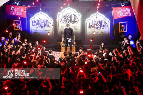 مراسم شام غریبان امام رضا علیه السلام با مداحی کربلایی حسین ستوده