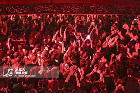 مراسم شام غریبان امام رضا علیه السلام با مداحی کربلایی حسین ستوده