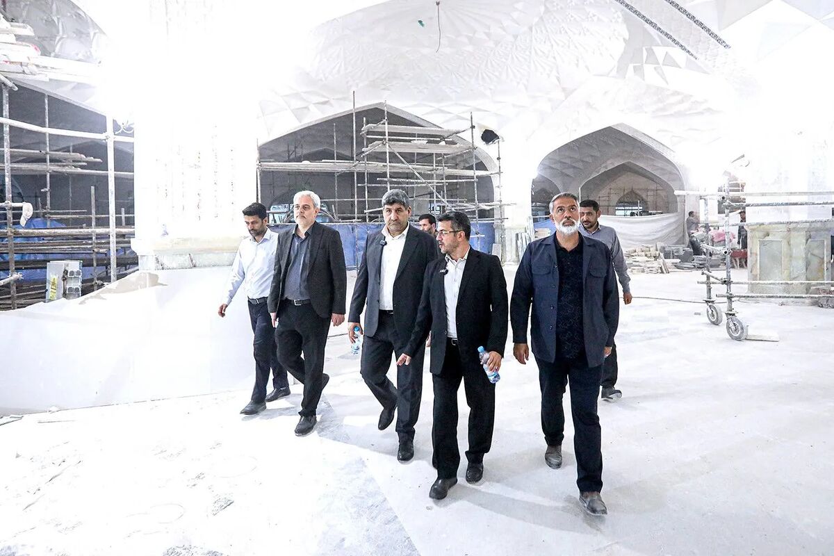 تقدیر معاون رئیس‌جمهور از پیشرفت و کیفیت اجرای پروژه‌های عمرانی حرم مطهر رضوی