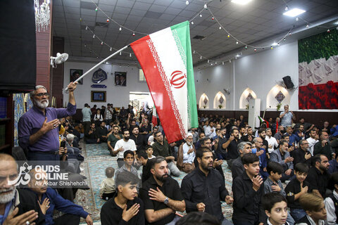 آیین تشییع شهدای سنگرخیابان