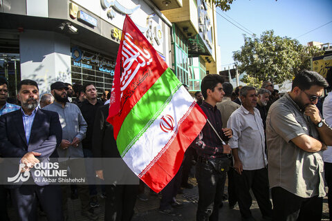 تشییع پیکر شهدای سنگر خیابان