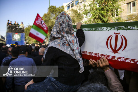 تشییع پیکر شهدای سنگر خیابان