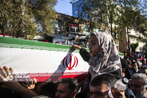 تشییع پیکر شهدای سنگر خیابان