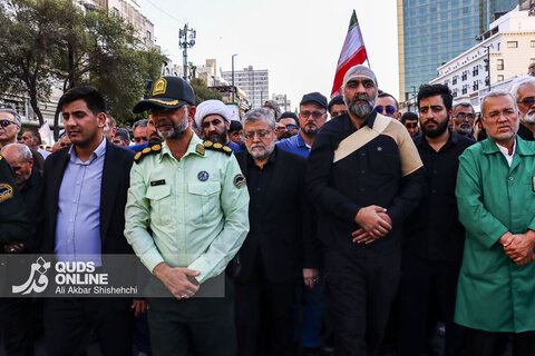تشییع پیکر شهدای سنگر خیابان
