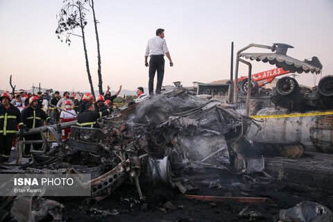 حادثه انفجار تانکر سوخت - سنندج