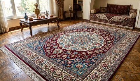 فرش های گل ابریشم و طرح برجسته چگونه در قالیشویی آسیب می بینند؟