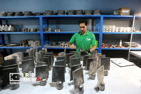 عکس |توانمندی ایران در ساخت قطعات توربین‌های صنعتی
