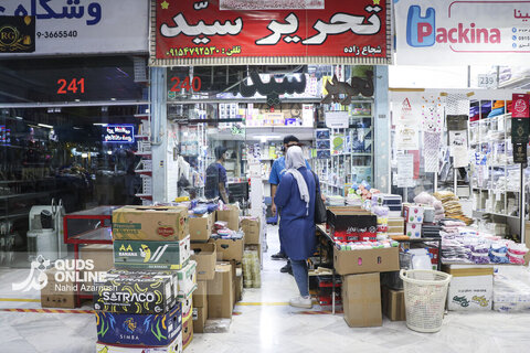 گزارش تصویری |  بازار لوازم التحریر در آستانه بازگشایی مدارس