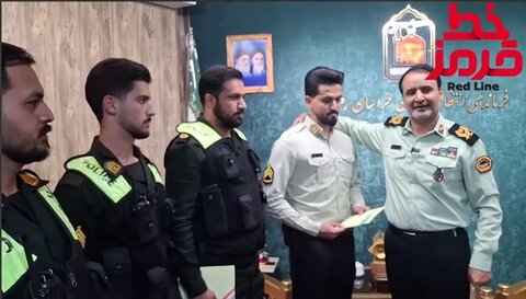قدردانی فرمانده انتظامی استان از مامور شجاع مشهدی