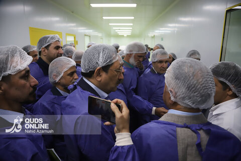 آیین بهره‌برداری از فاز عملیاتی طرح توسعه و افتتاح خطوط تولید داروهای غیر تزریقی شرکت دانش بنیان داروسازی نصر فریمان