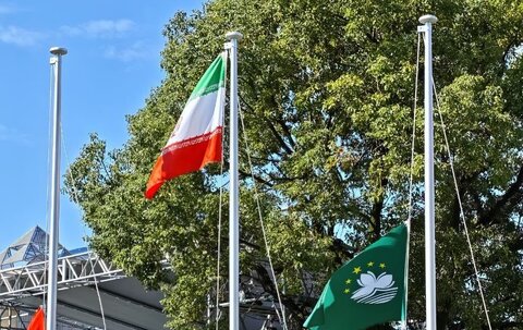 پرچم ایران در دهکده بازی‌های آسیایی ناگویا به اهتزاز درآمد