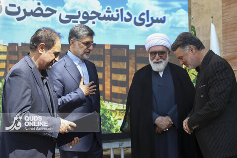 گزارش تصویری | افتتاح خوابگاه دانشجویی ۴۰۰ تخت‌خوابی خاتون در علوم پزشکی مشهد