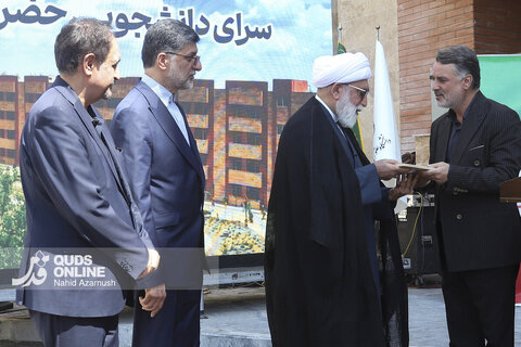 گزارش تصویری | افتتاح خوابگاه دانشجویی ۴۰۰ تخت‌خوابی خاتون در علوم پزشکی مشهد
