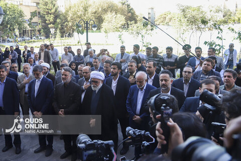 گزارش تصویری | افتتاح خوابگاه دانشجویی ۴۰۰ تخت‌خوابی خاتون در علوم پزشکی مشهد